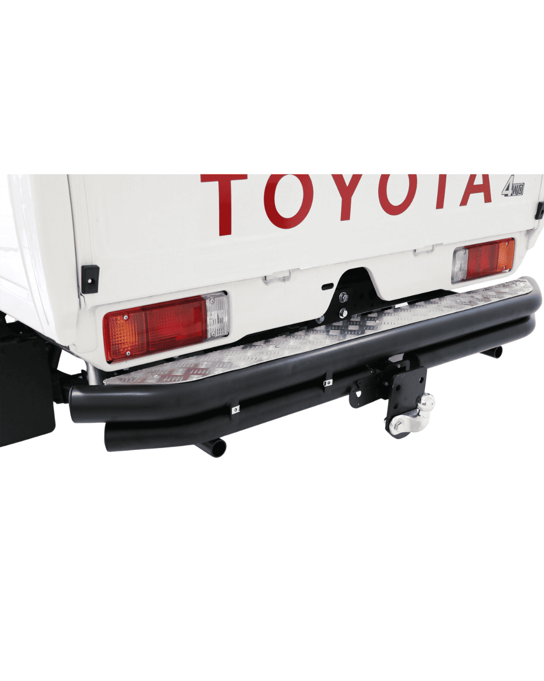 Toyota Landcruiser Rear Step Black (Fits ONLY with Towbar 90031T) - Artav Bromvoel