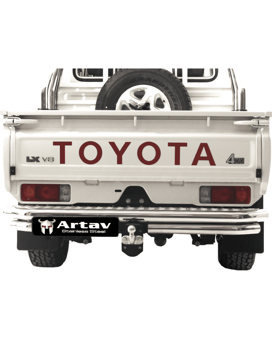 Toyota Landcruiser Tow Bar with Wiring Harness - Artav Bromvoel