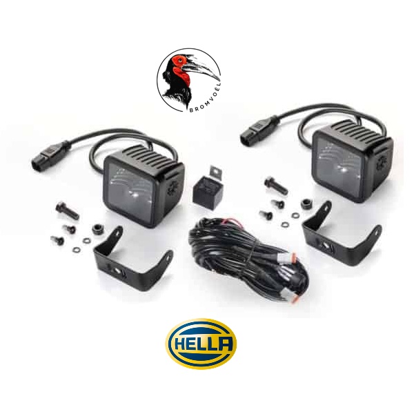 Hella LED Black Magic 3.2″ Cube Kit Flood