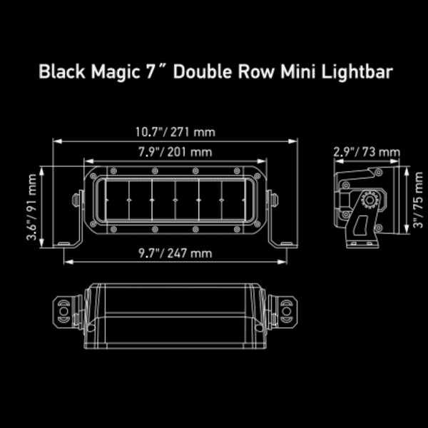 Hella Black Magic Tough 7 inch