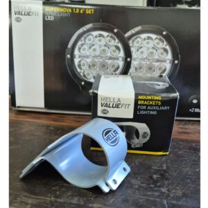 Hella Heavy Duty Bracket - Silver - Bromvoel Outdoor Accessories