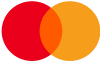 Two overlapping circles in red and orange, forming a yellow overlap in the center.