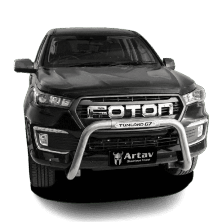 Foton Tunland G7 Nudge Bar Stainless (PDC Approved) at Bromvoel Outdoor Accessories