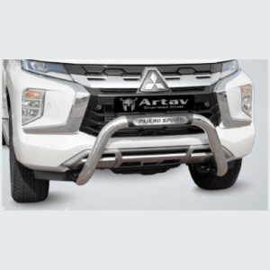 Mitsubishi Pajero Sport PDC Nudge Bar Stainless (2025+) at Bromvoel Outdoor Accessories