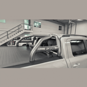 GWM P300 Securi Lid Sports Bar Double Cab Stainless (2025+) at Bromvoel Outdoor Accessories