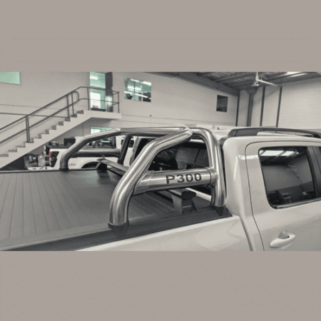 GWM P300 Securi Lid Sports Bar Double Cab Stainless (2025+) at Bromvoel Outdoor Accessories