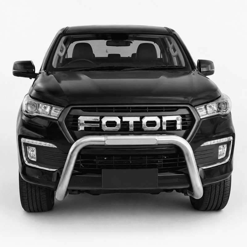 Foton Tunland G7 Nudge Bar Stainless (PDC Approved) at Bromvoel Outdoor Accessories