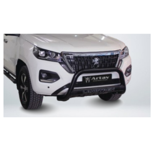 Peugeot Landtrek Nudge Bar Black at Bromvoel Outdoor Accessories