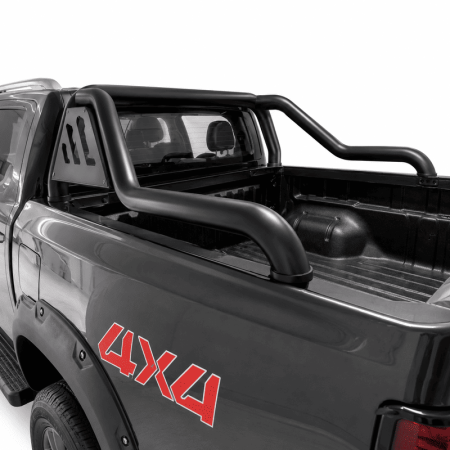 Foton Tunland V7 Extended Sport Bar (Steel Plate) Black (2025+) at Bromvoel Outdoor Accessories
