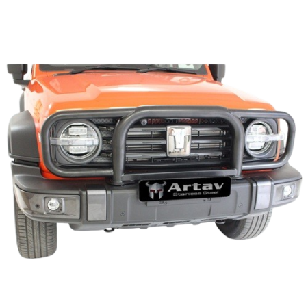 GWM TANK 300 Headlight Bumper Protector Black (2024+) at Bromvoel Outdoor Accessories
