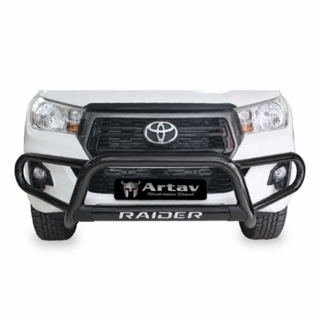 Toyota Hilux GD6 Facelift Tri Bumper Black (2020+) at Bromvoel Outdoor Accessories