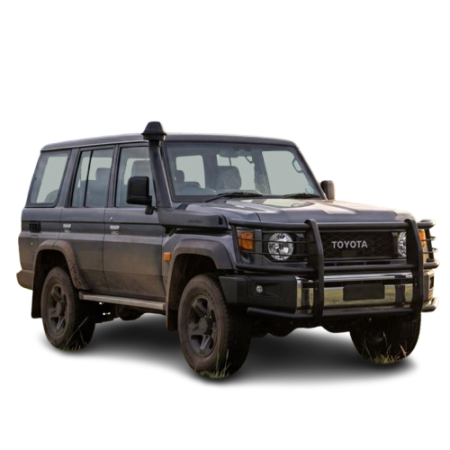 Toyota Landcruiser 70 Series Bush Bar Black (2024+) at Bromvoel Outdoor Accessories