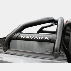 Nissan Navara Securi Lid Roll Bar / Sports Bar Black Double Cab (2021+) at Bromvoel Outdoor Accessories