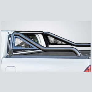 Toyota Hilux Raider Honeycomb Sports Bar Black – Securi Lid Compatible (Manual and Electric) (2016+) at Bromvoel Outdoor Accessories