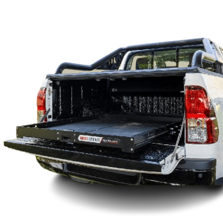 Toyota Hilux GD6 EeziLoader Cargo Slide Tray at Bromvoel Outdoor Accessories