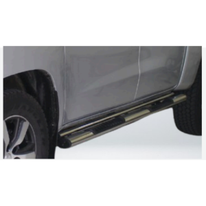 Peugeot Landtrek Side Steps Double Cab Stainless at Bromvoel Outdoor Accessories