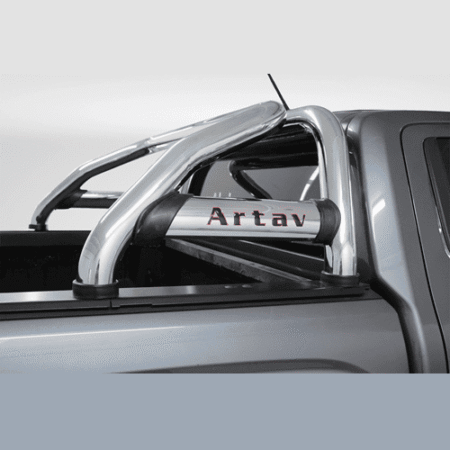 New VW Amarok Sports Bar Stainless - Double Cab (Fits Securi Lid & OEM Tonneau) (2023+) at Bromvoel Outdoor Accessories