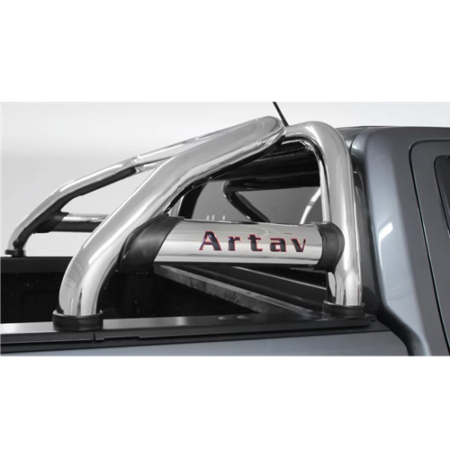 VW Amarok Sports Bar Stainless – Single Cab (Fits Securi Lid & OEM Tonneau) (2023+) at Bromvoel Outdoor Accessories