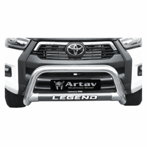 Hilux GD6 Legend Oval Nudge Bar Stainless at Bromvoel Outdoor Accessories