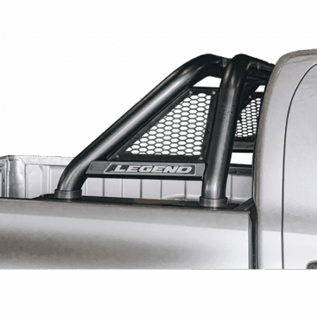 Toyota Hilux LEGEND Honeycomb Sports Bar Black DC & EC (2016+) at Bromvoel Outdoor accessories