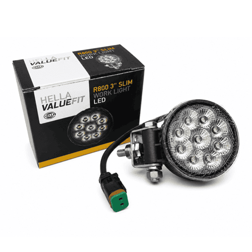 Hella ValueFit Round R800 3 Slim Work Light at Bromvoel Outdoor Accessories