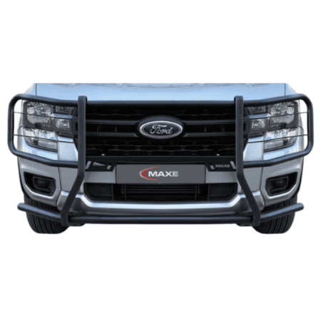 Ford Ranger Next Gen Black Stainless Steel Fullface Bullbar at Bromvoel Outdoor Accessories