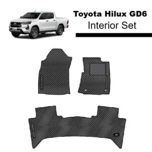 Toyota Hilux GD6 Interior Mat Set at Bromvoel Outdoor Accessories