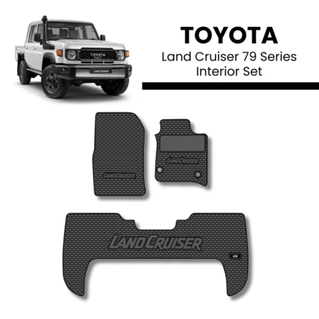 Toyota Land Cruiser 79/76 Series (2007+) Interior Mat Set at Bromvoel Outdoor Accessories