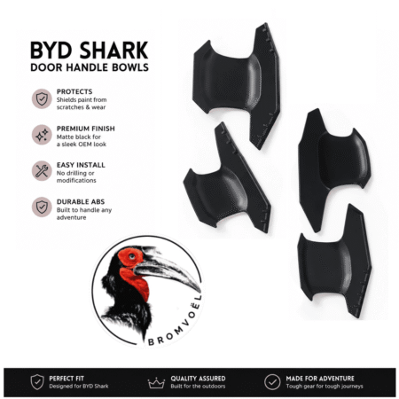 BYD Shark Door Handle Bowls at Bromvoel Outdoor Accessories