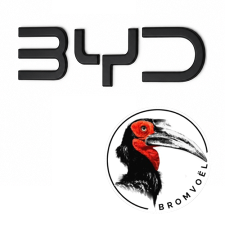 BYD Shark Rear Blackout Badge at Bromvoel Outdoor Accessories