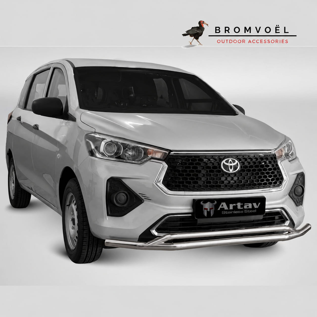 Toyota Rumion Front Styling Bar – Black - Artav at Bromvoel Outdoor Accessories