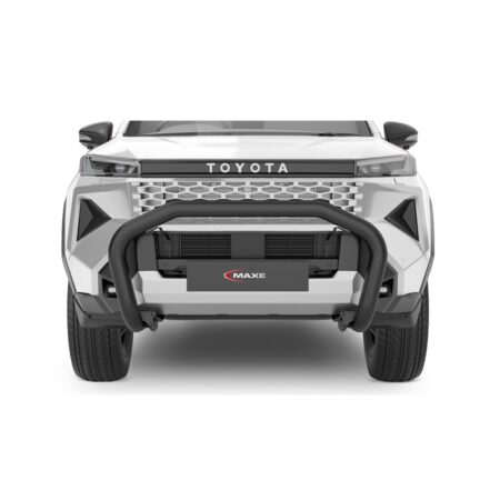 Toyota Hilux 2026+ Black Stainless Steel Fleet Nudge Bar at Bromvoel Outdoor Accessories