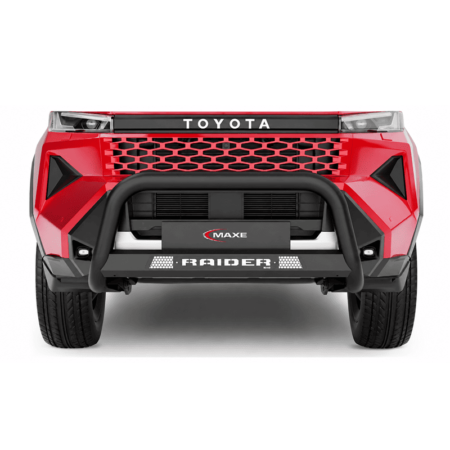 Toyota Travo Black Nudge Bar at Bromvoel Outdoor Accessories