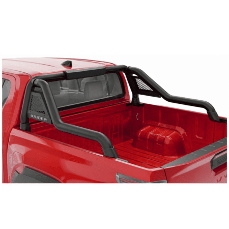 Toyota Travo Raider Black Long Leg Sill Mount Roll Bar / Sports Bar at Bromvoel Outdoor Accessories