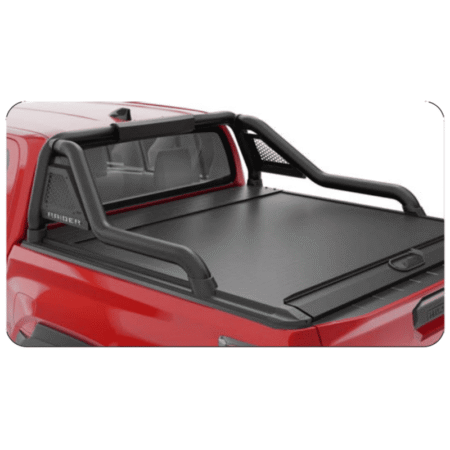 Toyota Travo Raider 2026+ Black Long Leg Rolla Top Compatible Roll Bar / Sports Bar at Bromvoel Outdoor Accessories