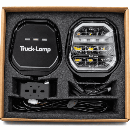 Truck-Lamp 9" Multi-Function Driving Spotlight Set at Bromvoel Outdoor Accessories