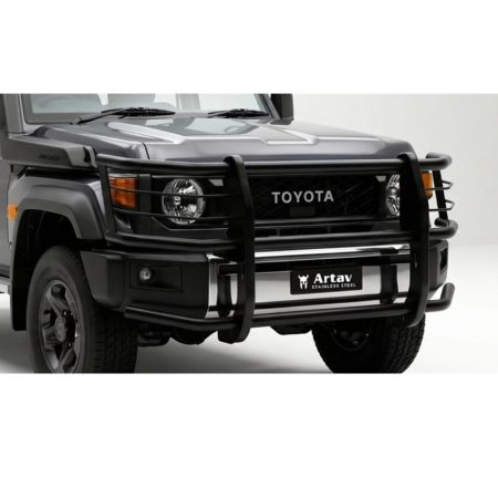 Land Cruiser 70 Series Bush Bar Black at Bromvoel Outdoor Accessories