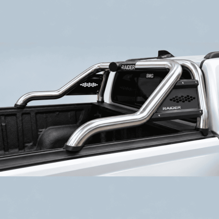 Hilux 2026+ Honeycomb Sweep Back Sports Bar Stainless (Double / Extended Cab) at Bromvoel Outdoor Accessories