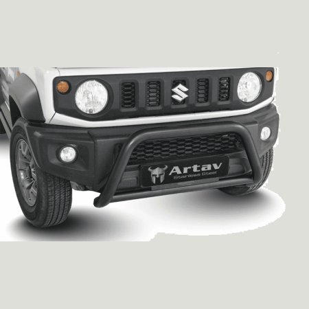 Suzuki Jimny Nudge Bar Black Stainless at Bromvoel Outdoor Accessories