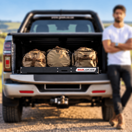 GWM P300 & P-Series EeziLoader Cargo Slide Tray V3 - Double Cab at Bromvoel Outdoor Accessories