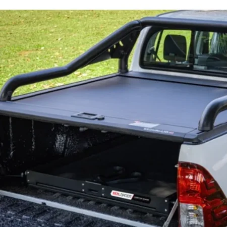 Toyota Hilux GD6 2016+ EeziLoader Cargo Slide Tray V3 (Double Cab Only) at Bromvoel Outdoor Accessories