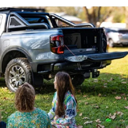 Next Gen Ranger EeziLoader Cargo Slide Tray V3 Double Cab at Bromvoel Outdoor Accessories