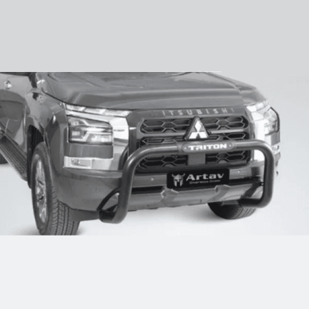 Mitsubishi Triton PDC Nudge Bar Black at Bromvoel Outdoor Accessories