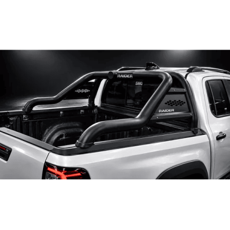 Hilux Honeycomb Sweep Back Sports Bar Black (Double / Extended Cab) at Bromvoel Outdoor Accessories