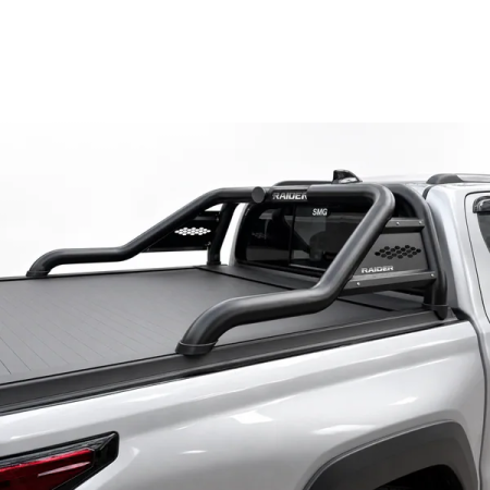 Hilux 2026+ Honeycomb Sweep Back Securi Lid Sports Bar Black (New Manual & Electric) at Bromvoel Outdoor Accessories