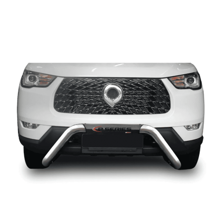 GWM P-Series MY2021 Stainless Nudge Bar at Bromvoel Outdoor Accessories