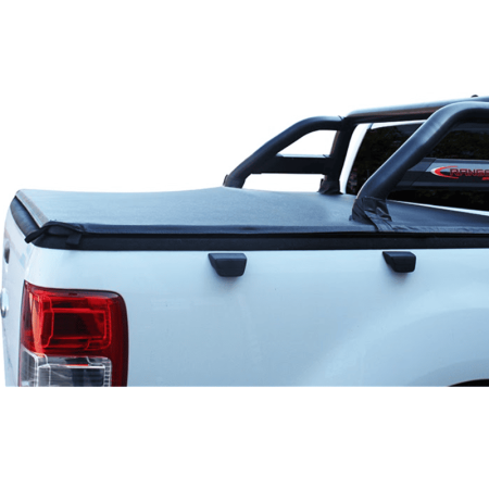 Ford Ranger T6/T7 Tonneau Cover X/Cab fits with Maxe MLA design sports bar at Bromvoel Outdoor Accessories
