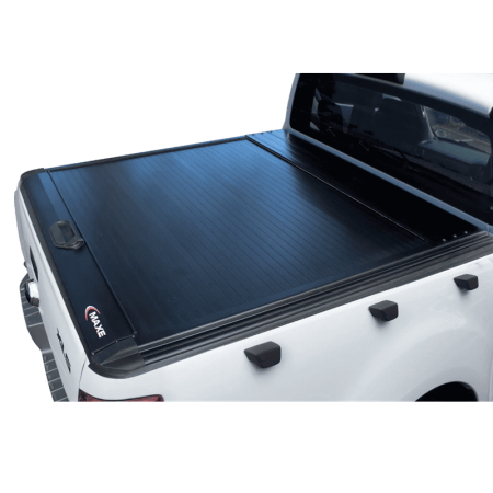 Ford Ranger T6/7 Double Cab Aluminium Rolla Top Black at Bromvoel Outdoor Accessories